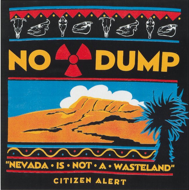 Anti-pollution and Nuclear dumping poster.